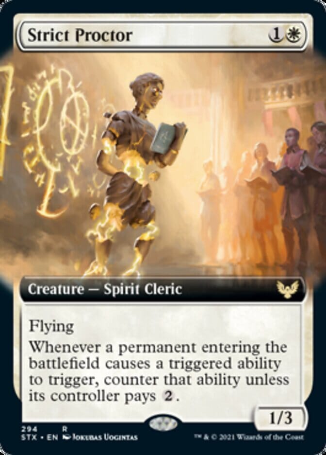 Strict Proctor (Extended) [Strixhaven: School of Mages] MTG Single Magic: The Gathering  | Multizone: Comics And Games