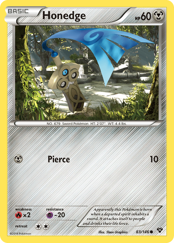 Honedge (83/146) [XY: Base Set] Pokemon Single Pokémon  | Multizone: Comics And Games
