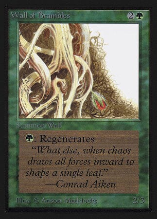 Wall of Brambles (IE) [Intl. Collectors’ Edition] MTG Single Magic: The Gathering  | Multizone: Comics And Games