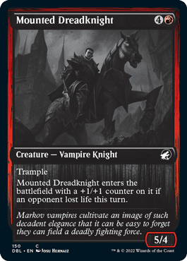 Mounted Dreadknight [Innistrad: Double Feature] MTG Single Magic: The Gathering  | Multizone: Comics And Games
