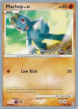 Machop LV.20 (86/130) (Boltevoir - Michael Pramawat) [World Championships 2010] Pokemon Single Pokémon  | Multizone: Comics And Games