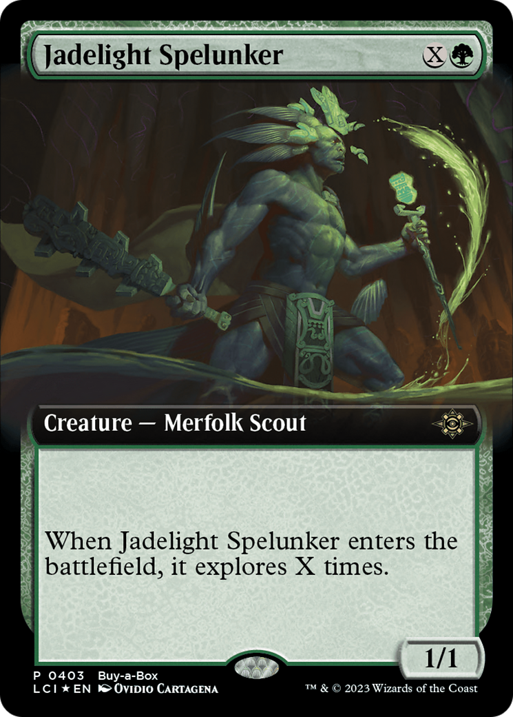 Jadelight Spelunker (Extended Art) (Buy-A-Box) [The Lost Caverns of Ixalan Promos] | Multizone: Comics And Games