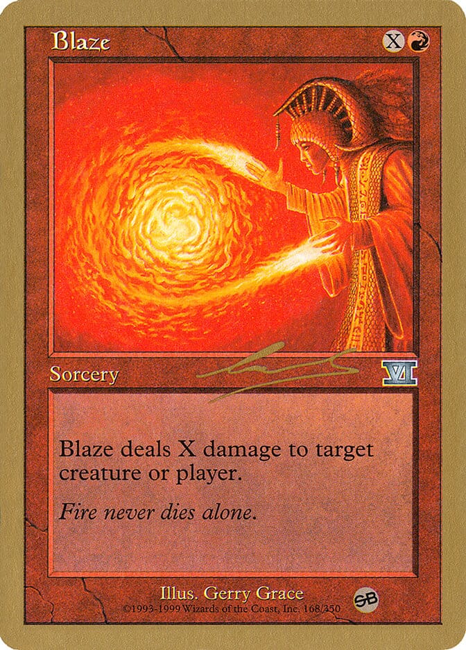 Blaze (Nicolas Labarre) [World Championship Decks 2000] MTG Single Magic: The Gathering  | Multizone: Comics And Games