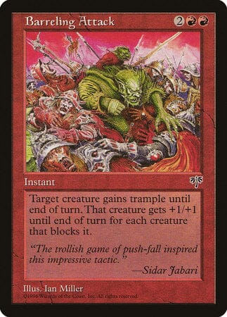 Barreling Attack [Mirage] MTG Single Magic: The Gathering  | Multizone: Comics And Games