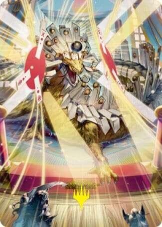 Spirit-Sister's Call Art Card (Gold-Stamped Signature) [Kamigawa: Neon Dynasty Art Series] MTG Single Magic: The Gathering  | Multizone: Comics And Games