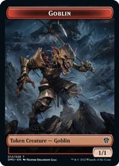 Zombie Knight // Goblin Double-sided Token [Dominaria United Commander Tokens] MTG Single Magic: The Gathering  | Multizone: Comics And Games