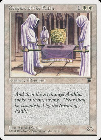 Keepers of the Faith [Chronicles] MTG Single Magic: The Gathering  | Multizone: Comics And Games