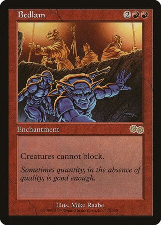 Bedlam [Urza's Saga] MTG Single Magic: The Gathering  | Multizone: Comics And Games