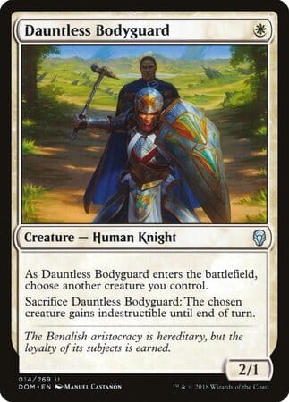 Dauntless Bodyguard [Dominaria] MTG Single Magic: The Gathering  | Multizone: Comics And Games