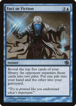 Fact or Fiction [Duel Decks: Jace vs. Chandra] MTG Single Magic: The Gathering  | Multizone: Comics And Games