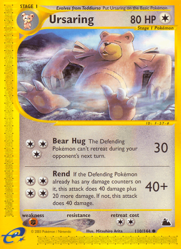 Ursaring (110/144) [Skyridge] Pokemon Single Pokémon  | Multizone: Comics And Games