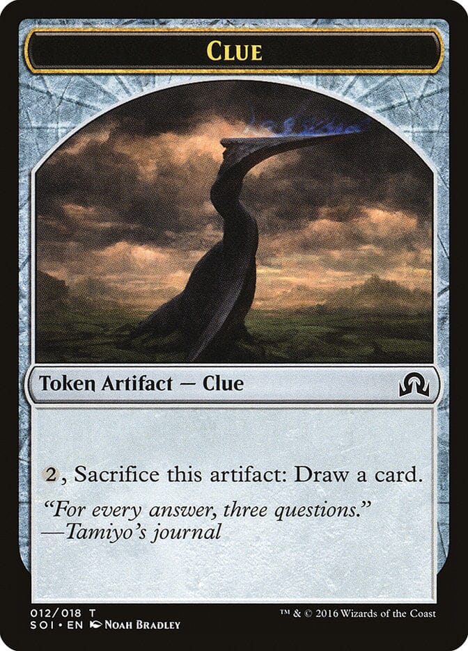 Clue (012/018) [Shadows over Innistrad Tokens] MTG Single Magic: The Gathering  | Multizone: Comics And Games