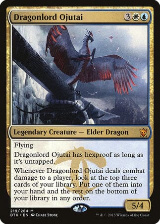 Dragonlord Ojutai [Dragons of Tarkir] MTG Single Magic: The Gathering  | Multizone: Comics And Games