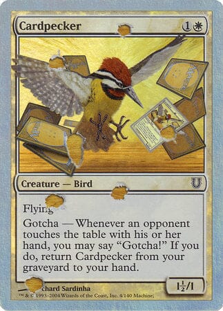 Cardpecker (Alternate Foil) [Unhinged] MTG Single Magic: The Gathering  | Multizone: Comics And Games