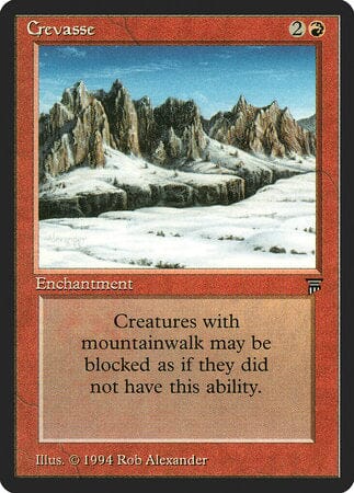 Crevasse [Legends] MTG Single Magic: The Gathering  | Multizone: Comics And Games