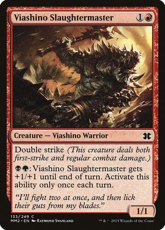 Viashino Slaughtermaster [Modern Masters 2015] MTG Single Magic: The Gathering  | Multizone: Comics And Games