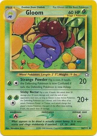 Gloom (36/111) [Neo Genesis Unlimited] Pokemon Single Pokémon  | Multizone: Comics And Games