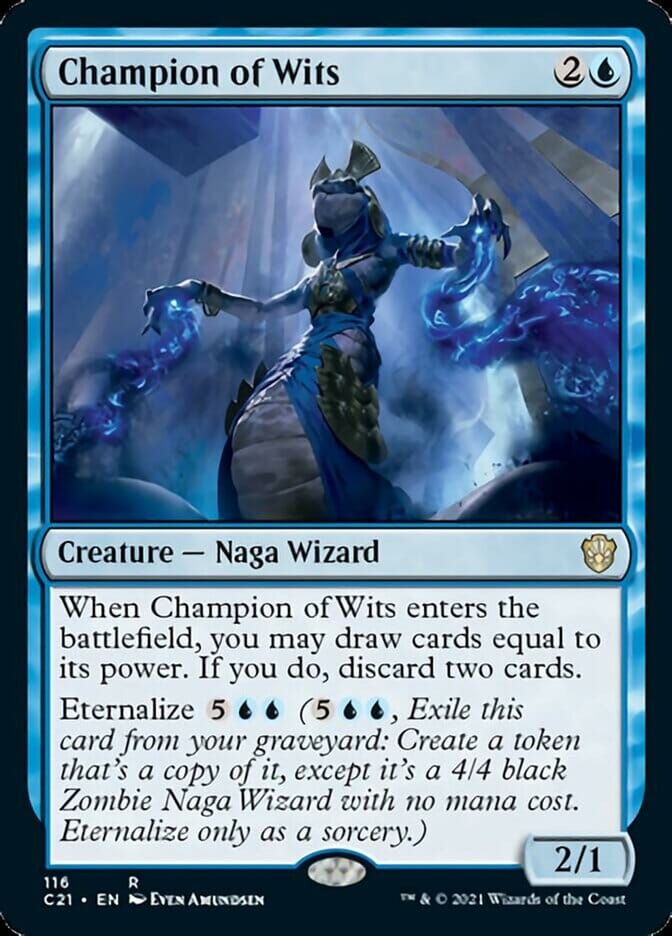Champion of Wits [Commander 2021] MTG Single Magic: The Gathering  | Multizone: Comics And Games