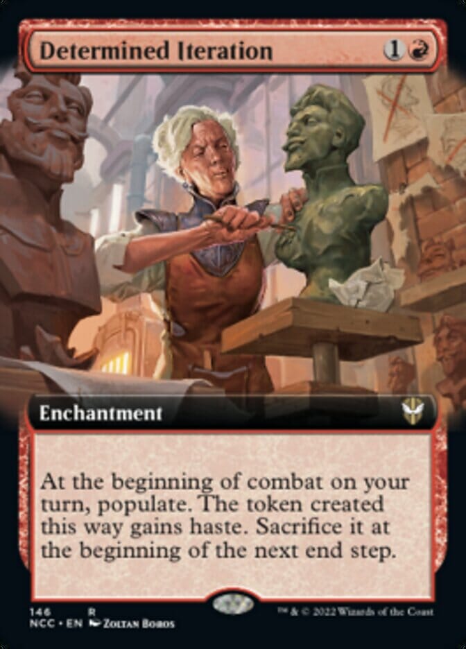 Determined Iteration (Extended Art) [Streets of New Capenna Commander] MTG Single Magic: The Gathering  | Multizone: Comics And Games