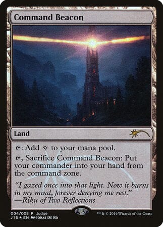 Command Beacon [Judge Gift Cards 2016] MTG Single Magic: The Gathering  | Multizone: Comics And Games