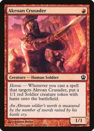 Akroan Crusader [Theros] MTG Single Magic: The Gathering  | Multizone: Comics And Games