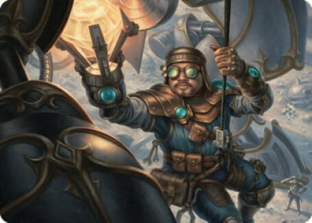 Powerstone Engineer Art Card [The Brothers' War Art Series] MTG Single Magic: The Gathering  | Multizone: Comics And Games
