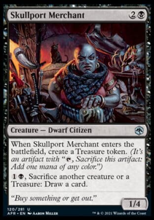 Skullport Merchant [Dungeons & Dragons: Adventures in the Forgotten Realms] MTG Single Magic: The Gathering  | Multizone: Comics And Games