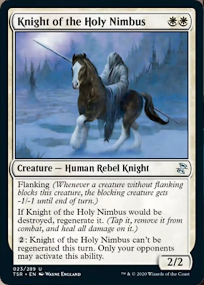 Knight of the Holy Nimbus [Time Spiral Remastered] MTG Single Magic: The Gathering  | Multizone: Comics And Games