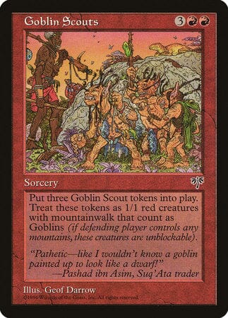 Goblin Scouts [Mirage] MTG Single Magic: The Gathering  | Multizone: Comics And Games