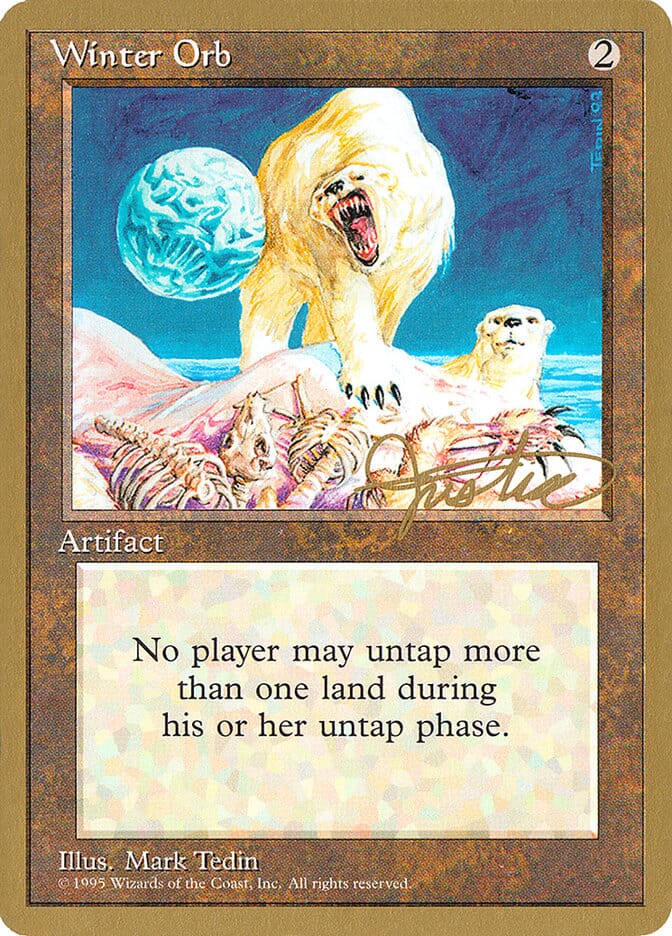 Winter Orb (Mark Justice) [Pro Tour Collector Set] MTG Single Magic: The Gathering  | Multizone: Comics And Games