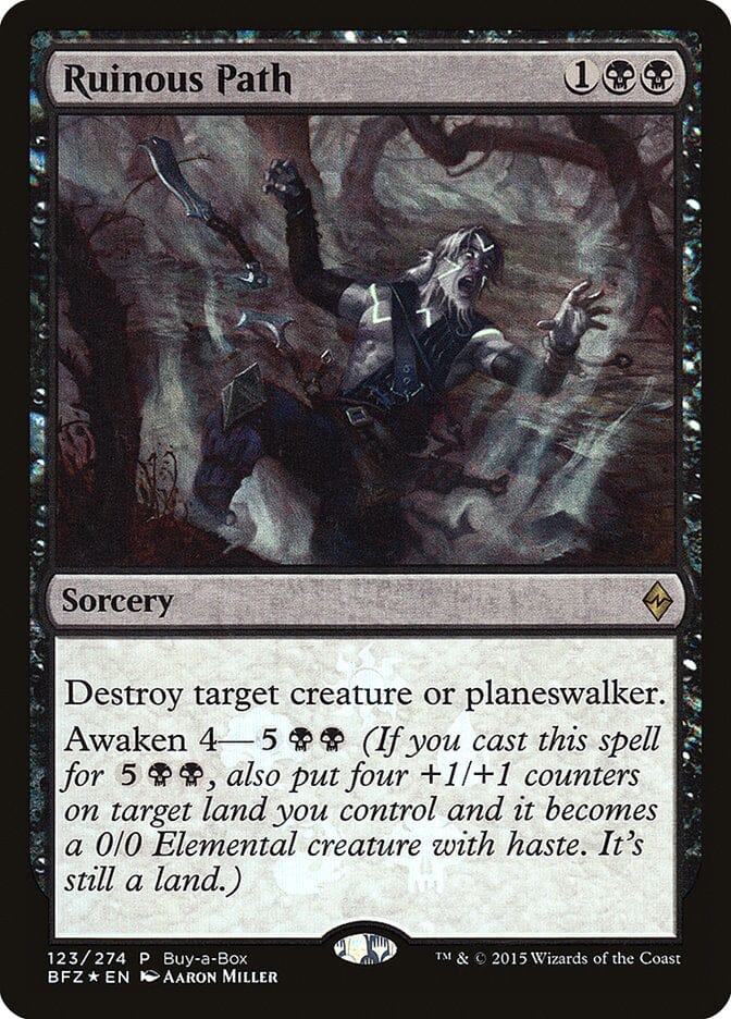 Ruinous Path (Buy-A-Box) [Battle for Zendikar Promos] MTG Single Magic: The Gathering  | Multizone: Comics And Games