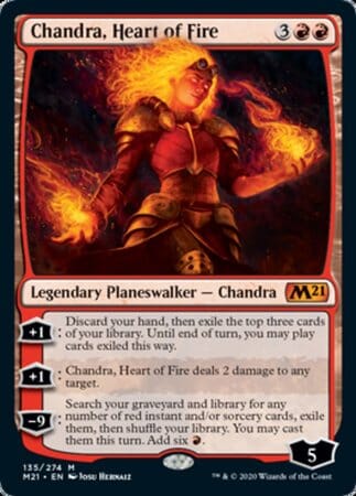 Chandra, Heart of Fire [Core Set 2021] MTG Single Magic: The Gathering  | Multizone: Comics And Games