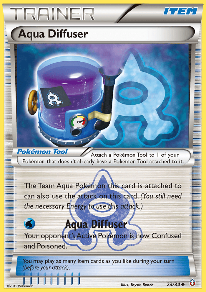 Aqua Diffuser (23/34) [XY: Double Crisis] Pokemon Single Pokémon  | Multizone: Comics And Games