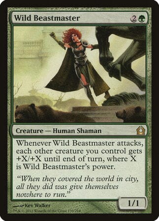 Wild Beastmaster [Return to Ravnica] MTG Single Magic: The Gathering  | Multizone: Comics And Games