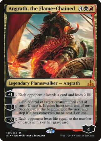 Angrath, the Flame-Chained [Rivals of Ixalan] MTG Single Magic: The Gathering  | Multizone: Comics And Games