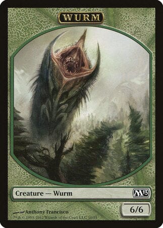 Wurm Token [Magic 2013 Tokens] MTG Single Magic: The Gathering  | Multizone: Comics And Games