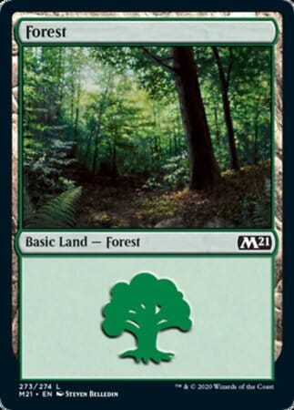 Forest (273) [Core Set 2021] MTG Single Magic: The Gathering  | Multizone: Comics And Games