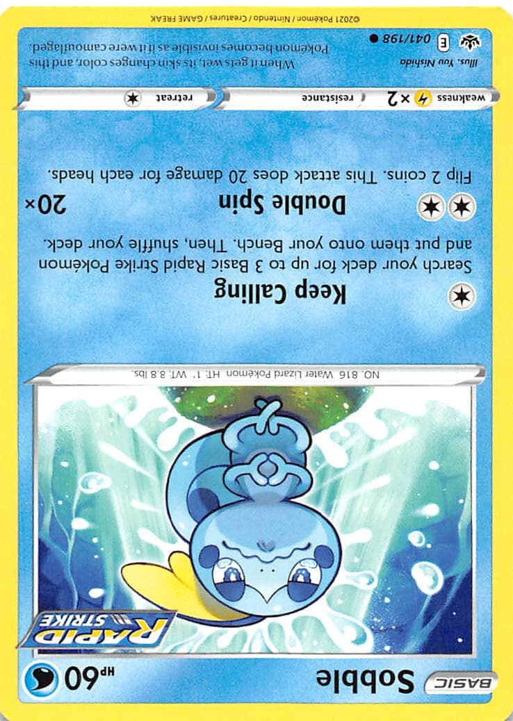 Sobble (041/198) [Sword & Shield: Chilling Reign] Pokemon Single Pokémon  | Multizone: Comics And Games