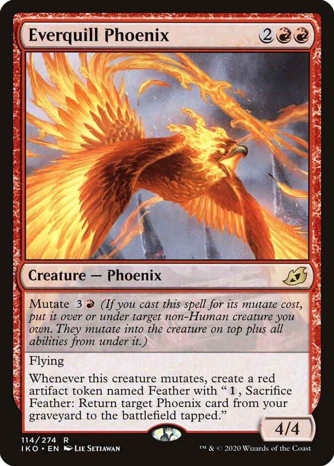 Everquill Phoenix [Ikoria: Lair of Behemoths] MTG Single Magic: The Gathering  | Multizone: Comics And Games