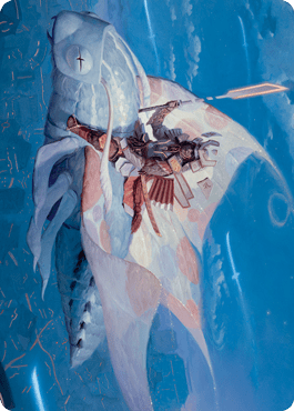 Sky-Blessed Samurai Art Card [Kamigawa: Neon Dynasty Art Series] MTG Single Magic: The Gathering  | Multizone: Comics And Games