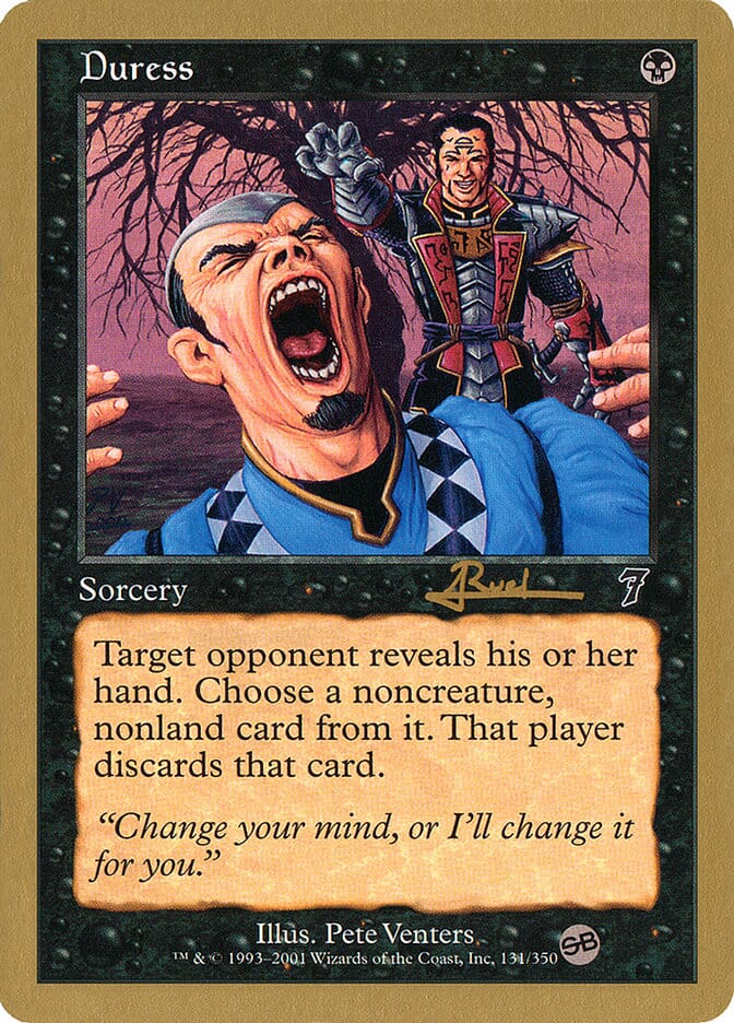 Duress (Antoine Ruel) (SB) [World Championship Decks 2001] MTG Single Magic: The Gathering  | Multizone: Comics And Games