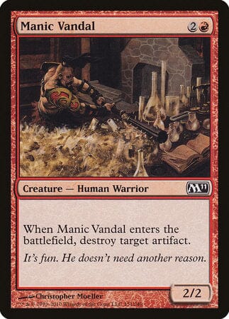 Manic Vandal [Magic 2011] MTG Single Magic: The Gathering  | Multizone: Comics And Games