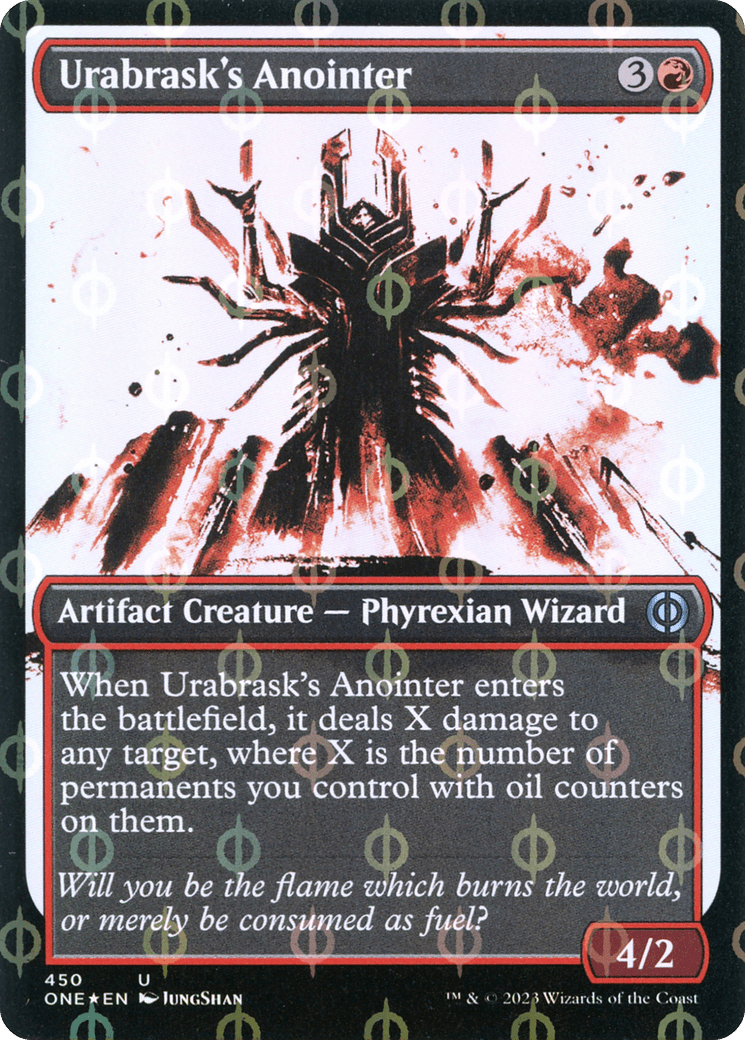 Urabrask's Anointer (Showcase Ichor Step-and-Compleat Foil) [Phyrexia: All Will Be One] MTG Single Magic: The Gathering  | Multizone: Comics And Games