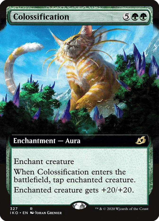 Colossification (Extended Art) [Ikoria: Lair of Behemoths] MTG Single Magic: The Gathering  | Multizone: Comics And Games