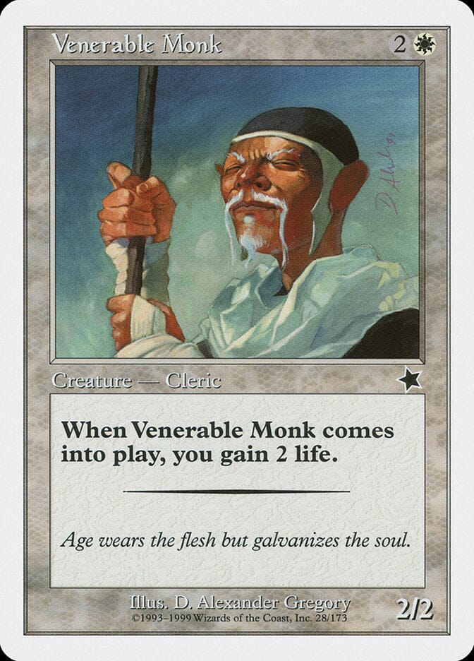 Venerable Monk [Starter 1999] MTG Single Magic: The Gathering  | Multizone: Comics And Games