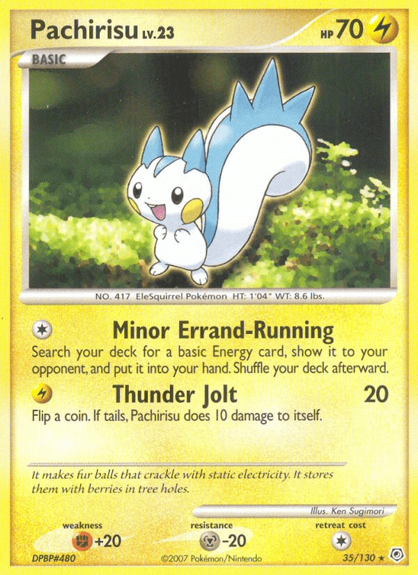 Pachirisu (35/130) [Diamond & Pearl: Base Set] Pokemon Single Pokémon  | Multizone: Comics And Games