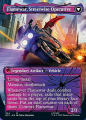 Flamewar, Brash Veteran // Flamewar, Streetwise Operative (Shattered Glass) [Universes Beyond: Transformers] MTG Single Magic: The Gathering  | Multizone: Comics And Games