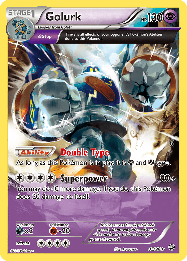 Golurk (35/98) [XY: Ancient Origins] Pokemon Single Pokémon  | Multizone: Comics And Games