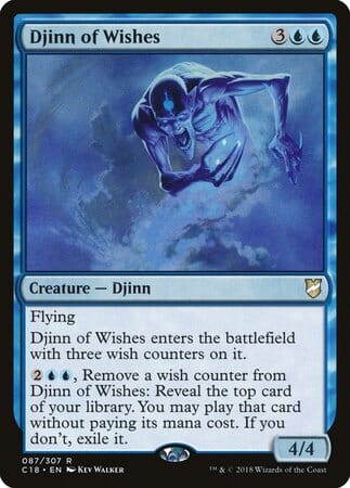 Djinn of Wishes [Commander 2018] MTG Single Magic: The Gathering  | Multizone: Comics And Games