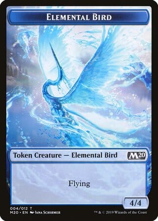 Elemental Bird Token [Core Set 2020 Tokens] MTG Single Magic: The Gathering  | Multizone: Comics And Games